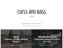 Tablet Screenshot of curlsandbags.com